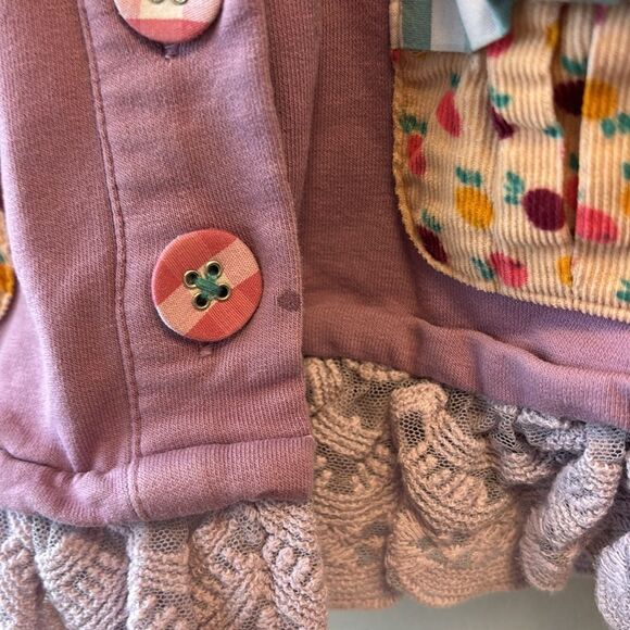 Matilda Jane hoodie sweatshirt purple 2 - Picture 4 of 8